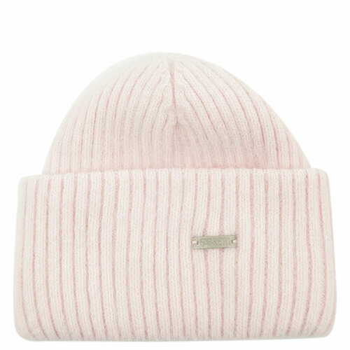 фото Шапка бини fabretti, размер 57, розовый