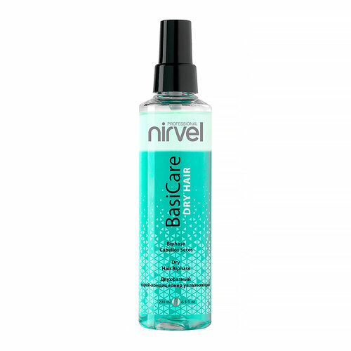 Двухфазный спрей-кондиционер увлажняющий Dry Hair Biphase, BasiCare, Nirvel, 200 мл nirvel basic кондиционер увлажняющий royal jelly cream 5000 мл