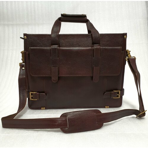 Black Buffalo Bags 133, фактура зернистая, коричневый