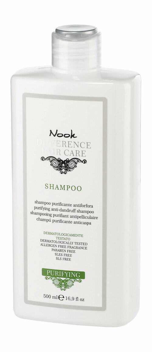 Специальный шампунь для кожи головы, склонной к перхоти Nook Difference Hair Care Purifying Shampoo