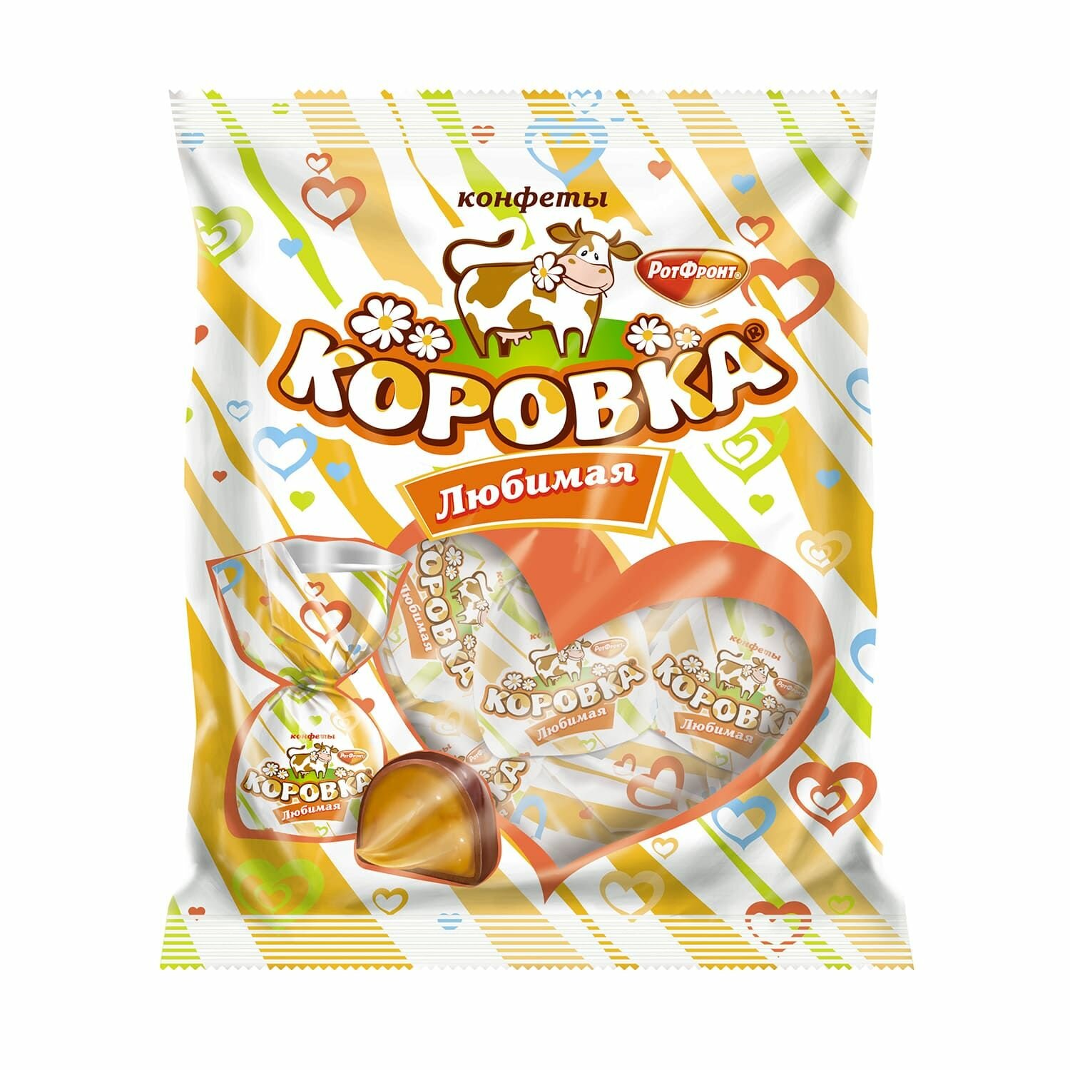 Конфеты Коровка Любимая, Рот Фронт, 250 гр. - фотография № 4