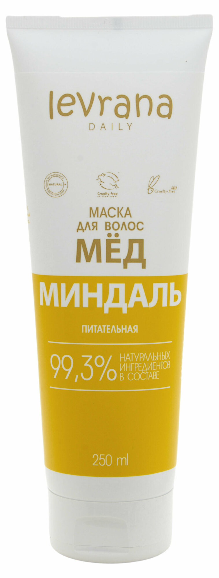 Маска для волос Levrana питательная Мед и миндаль, 250 мл - фото №4