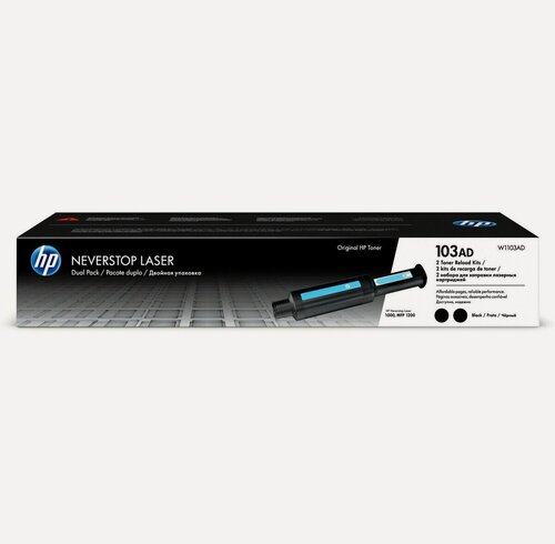Изображение товара Заправочный комплект HP 103AD (W1103AD), официальная гарантия
