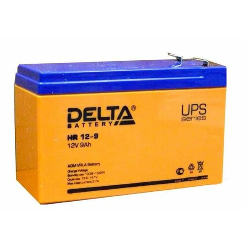 Аккумулятор Delta HRL 12-9 12V 9Ah аккумуляторная батарея delta hrl 12 9 12 9x 12v 9ah