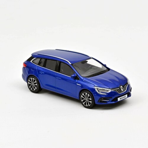 Renault Megane Estate 2020 синий, масштабная модель коллекционная