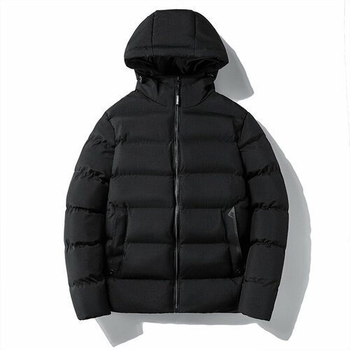 фото Пуховик beutyone, размер 2xl, черный