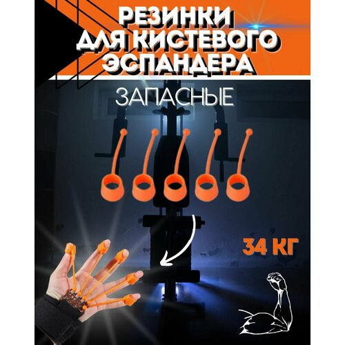 фото Резинки для эспандера кистевой для пальцев progrom тренажер для рук