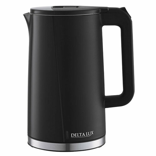 Чайник электрический 18Л 2200ВТ двухсл корпус колба нерж СТКОРП пластик диск черн DELTA LUX 200500₽