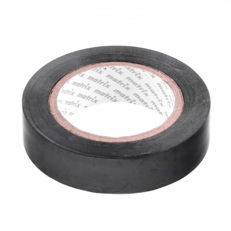 фото Изолента ПВХ, 15 мм х 10 м, черная, 150 мкм MATRIX 88771