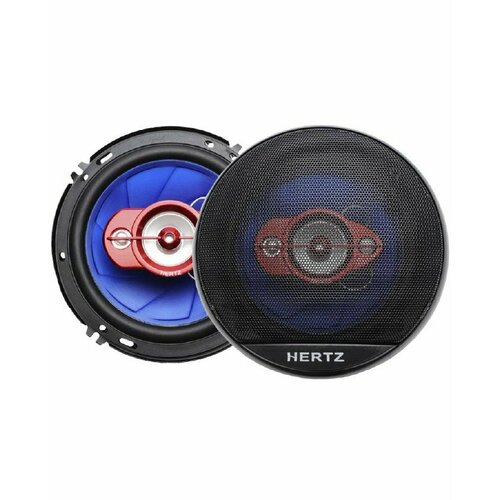 Автомобильные динамики HERTZ HZ-605 Комплект из 2 штук Коаксиальная акустика 3-х полосная 16 См 6 Дюйм 680 Вт 240000₽