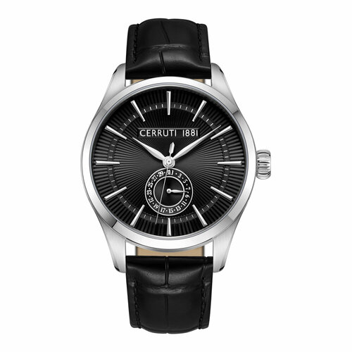 наручные часы cerruti 1881 серебряный черный Наручные часы Cerruti 1881 CIWGB0020004, серебряный, черный
