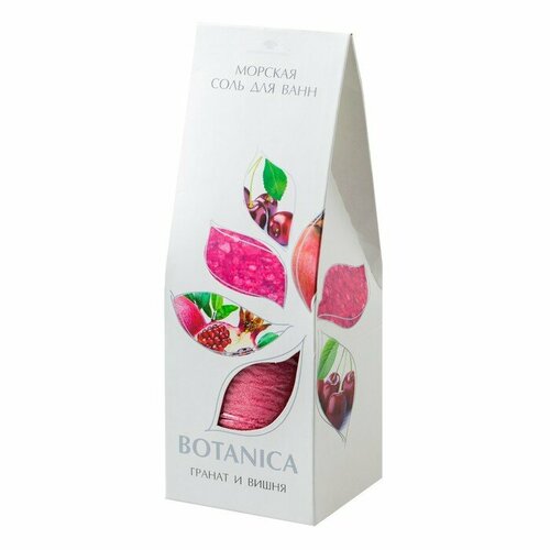 Соль для ванн BOTANICA гранат и вишня 700 г 420₽