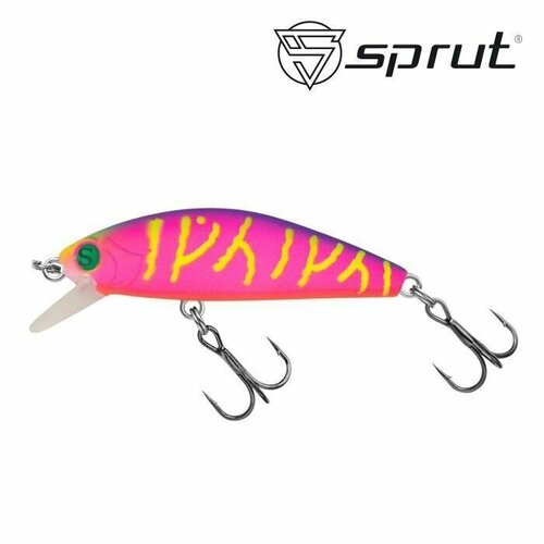 Воблер / Sprut Aki Trout 50S (Sinking/50mm/6,8g/0,5-1,5m/MGLT)