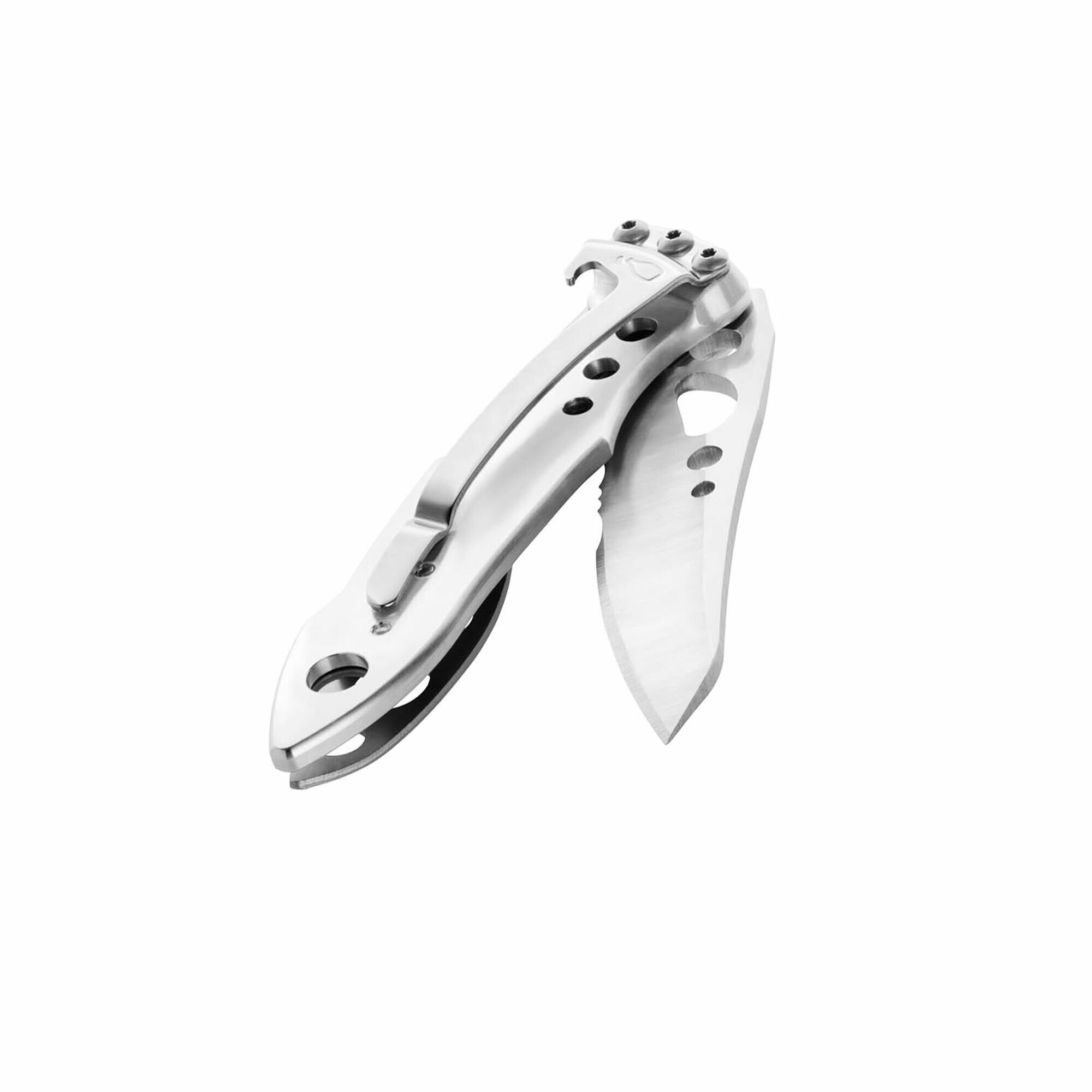 Складной нож LEATHERMAN Skeletool Kbx, серебристый [832382] - фото №12
