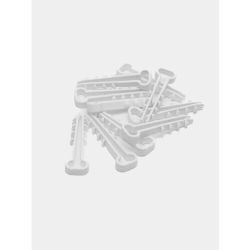 Дюбель-хомут для плоского кабеля 5-10мм полипропилен белый39861 499₽