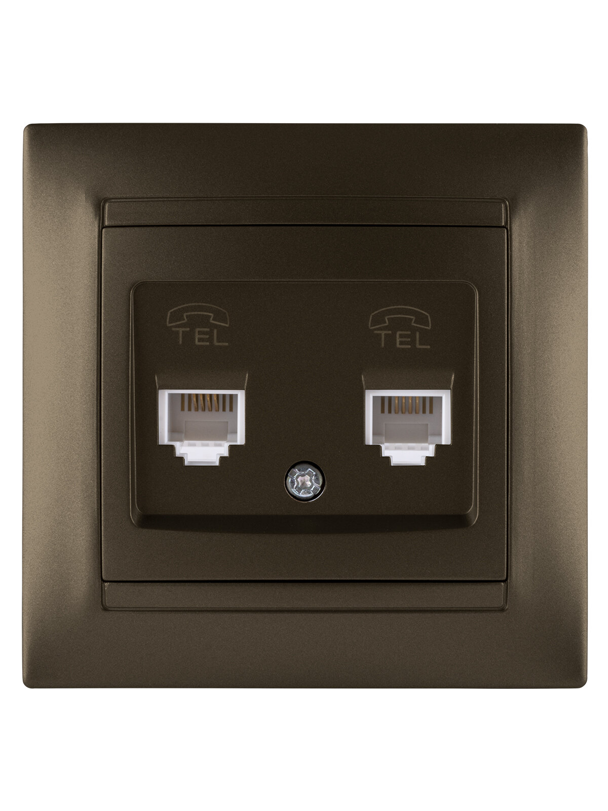 Розетка телефонная 2хRJ11 TDM Electric - фото №5