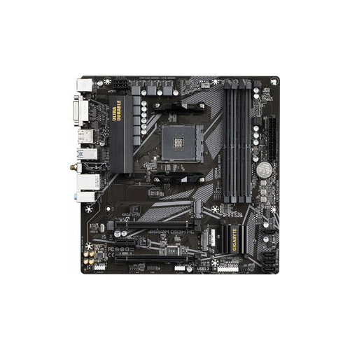 Материнская плата Gigabyte Материнская плата Gigabyte B550M DS3H AC Soc-AM4 AMD B550 4xDDR4 mATX AC97 8ch71 GbLAN RAIDDVIHDMI 1393400₽