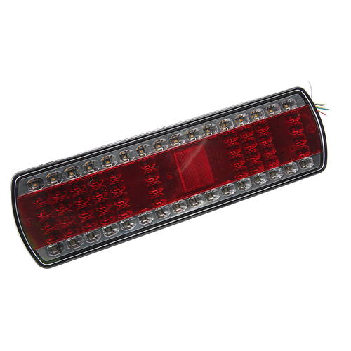 Фонарь задний КАМАЗ-5490, МАЗ светодиодный (бегущий поворот) с кабелем правый автосфера