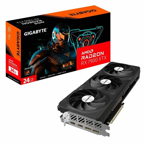 Видеокарта Gigabyte RX7900XTX GAMING 24GB GDDR6 384-bit HDMIx2 DPx2 3FAN RTL 14256000₽