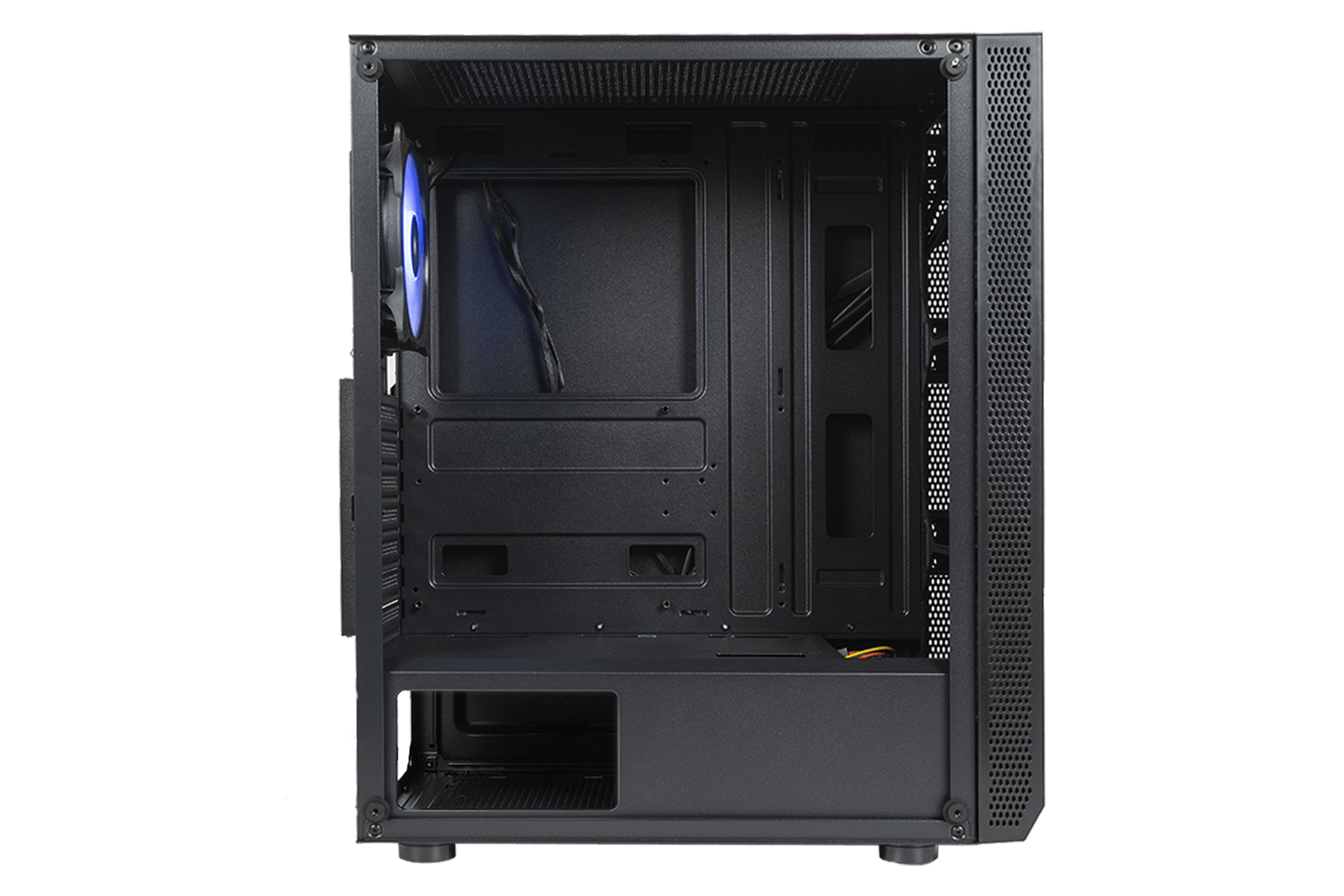 Компьютерный корпус ATX Eurocase A31 ARGB черный без БП закаленное стекло USB 3.0