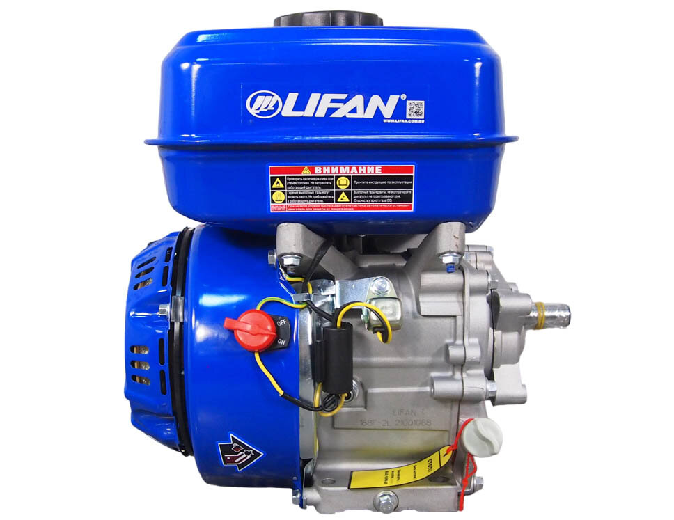 Двигатель LIFAN 6,5 л. с. 168F-2L (с редуктором 1:2) — фото 9