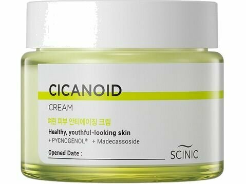 Антивозрастной крем с циканоидом для лица SCINIC Cicanoid Cream