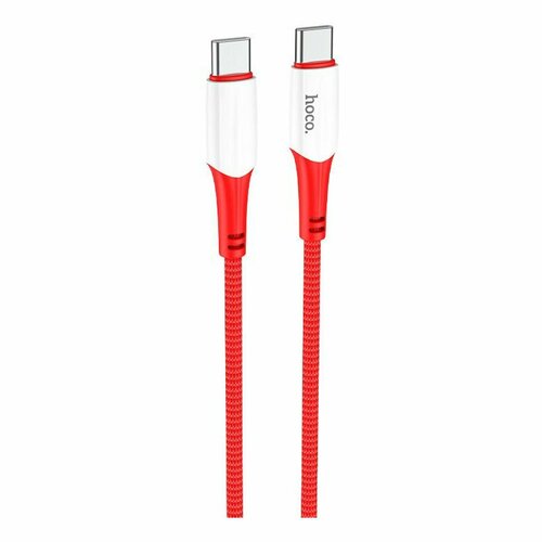 Дата-кабель Hoco X70 Type-C-Type-C (3 А) 1 м, красный дата кабель hoco x59 usb type c 1 м красный