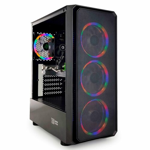 Игровой PC юкомс i3 4150, RX 580 8GB, SSD 240GB, 8GB DDR3, БП 450W, win 10 pro, Black game case