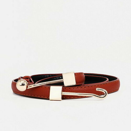 фото Ремень сима-ленд, размер 95, оранжевый сима-лэнд