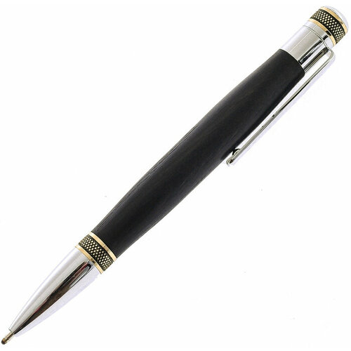 Ручка из мореного дуба Byron в футляре, позолота хром именной подстаканник заслуженный фермер позолота в футляре