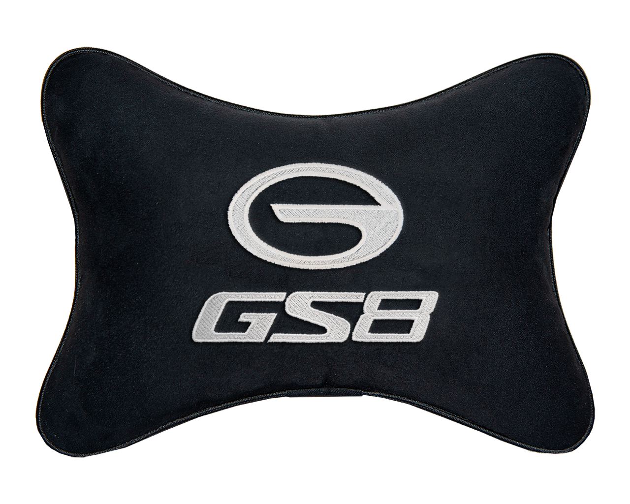Подушка на подголовник алькантара Black с логотипом автомобиля GAC GS8