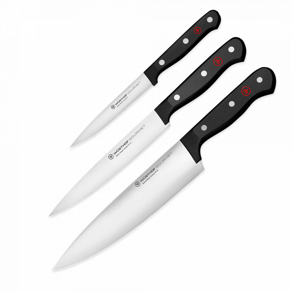 Набор кухонных ножей 3 предмета, серия Gourmet 9675 WUESTHOF
