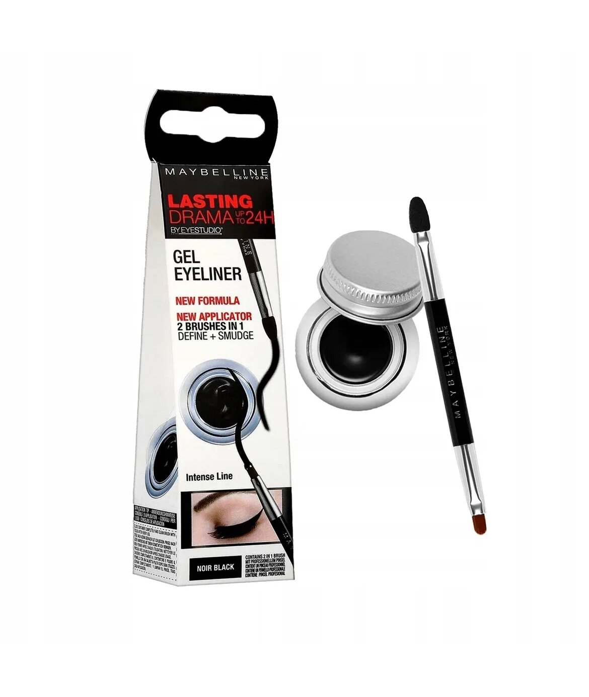 Maybelline New York Гель-лайнер для глаз "Lasting Drama", стойкая подводка