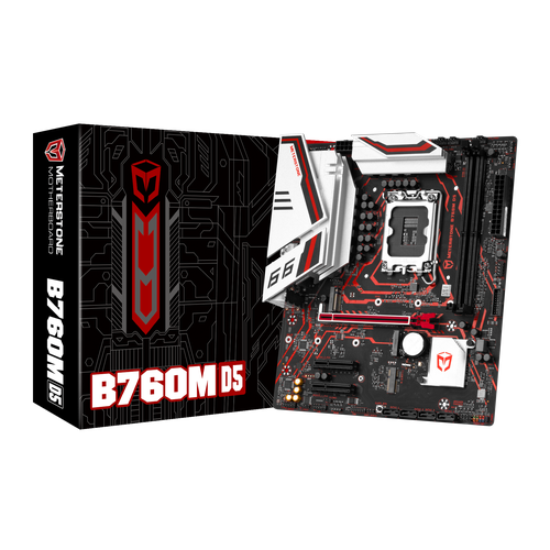 Материнская плата MaxSun Meterstone B760M D5 Socket1700 Intel B760 mATX 1294700₽