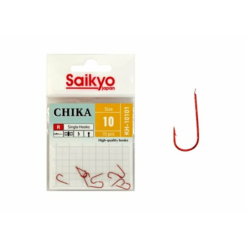 фото Крючки saikyo kh-10101 r chika №10 ( 1 упк. по 10 шт.)