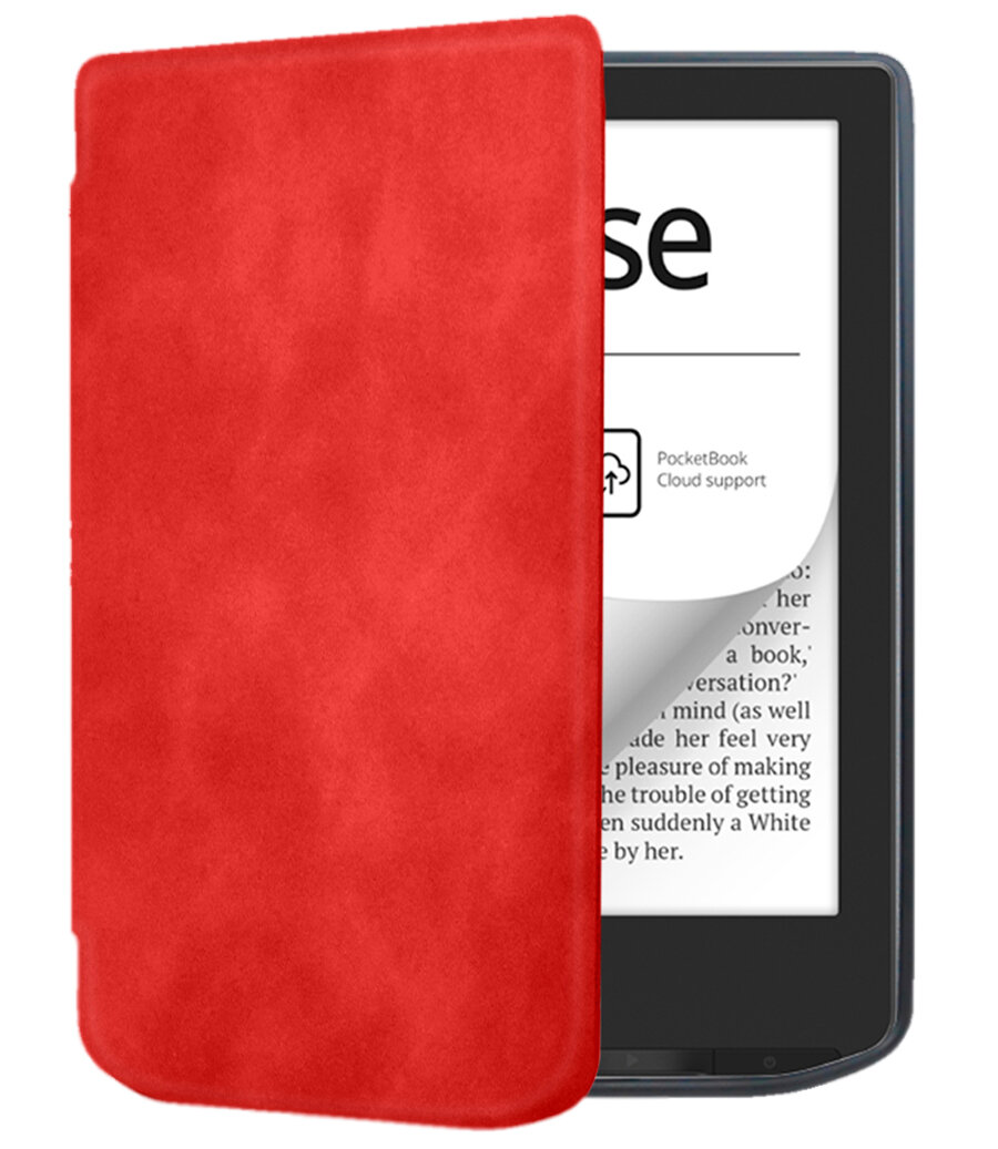 Электронная книга PocketBook 629 Verse серый с обложкой ReaderONE Red
