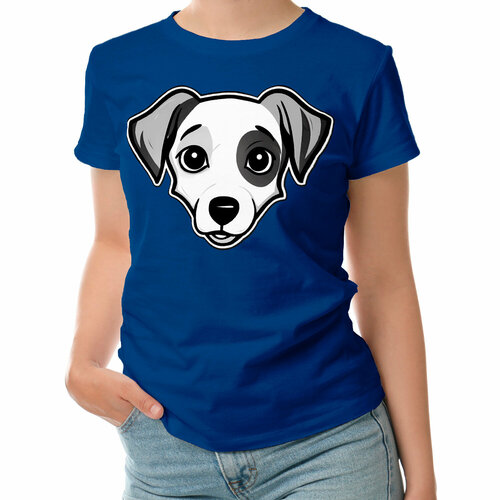 фото Футболка roly, размер l, синий