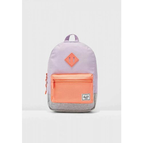 рюкзак детский herschel heritage kids 10313 black black rubber 9 l Рюкзак детский Herschel Heritage Kids 10313 (Lavendula Crosshatch/Light Grey Crosshatch/Fresh Salmon 9L)