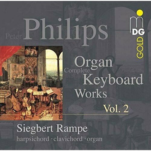 AUDIO CD Philips Keyboard Works Vol 2 Siegbert Rampe 6149₽