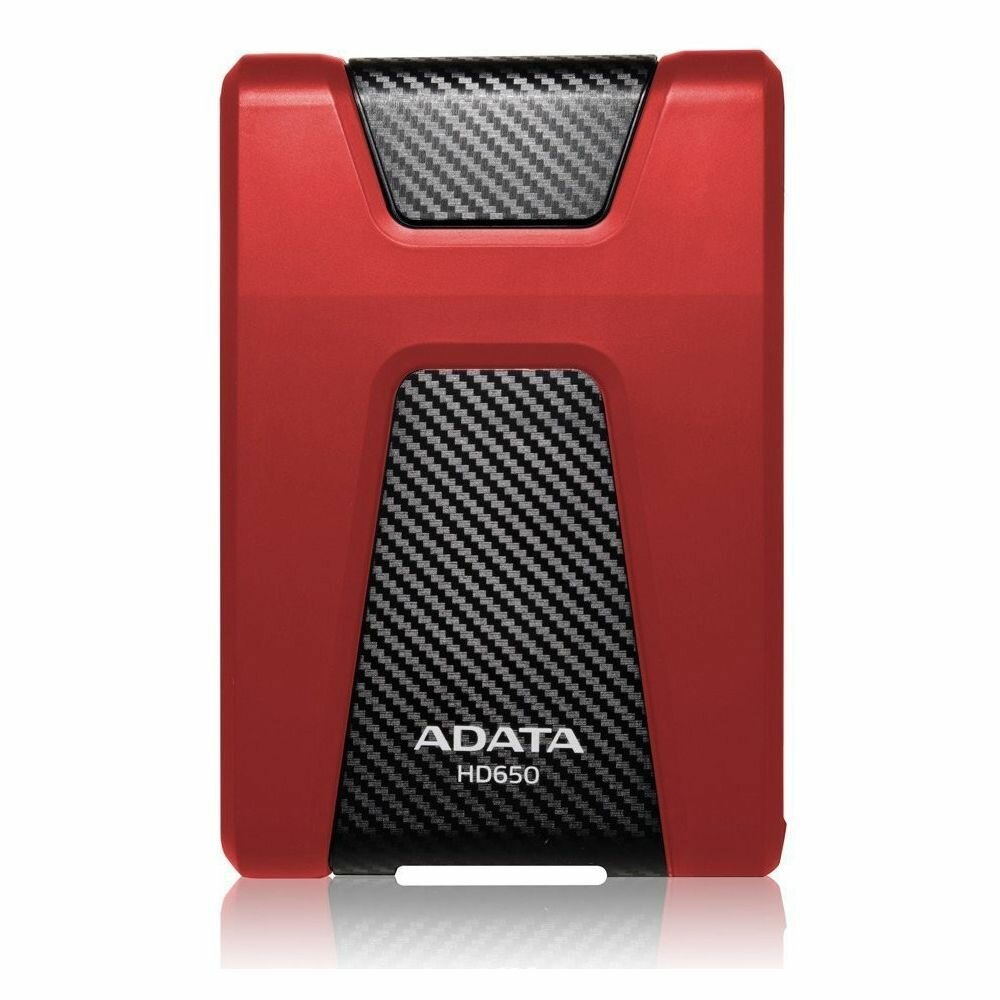 Внешний HDD диск ADATA DashDrive HD650 1TB Red (AHD650-1TU31-CRD)