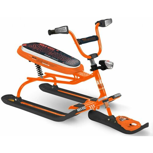 Снегокат НИКА SNOWDRIVE до 100 кг NIKA СНД3N/O Neon Orange снегокат ника snowdrive slalom