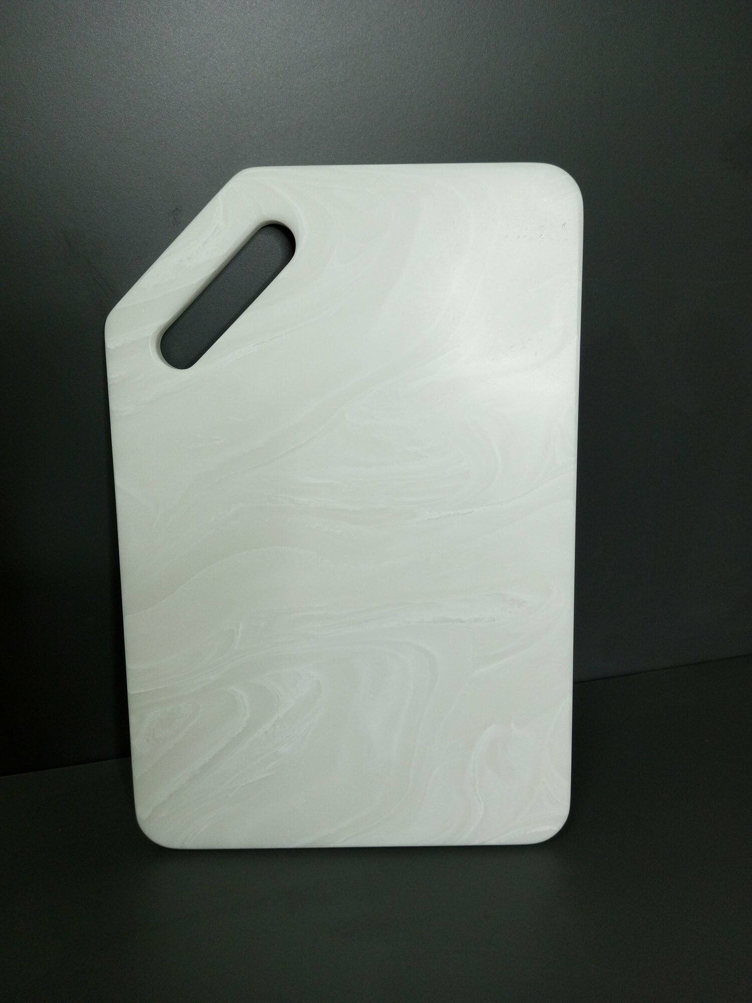 Разделочная доска Stoneworktop из искусственного камня. Цвет: Мраморный белый