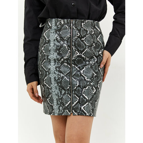 фото Юбка peche monnaie, размер xs, мультиколор, серый