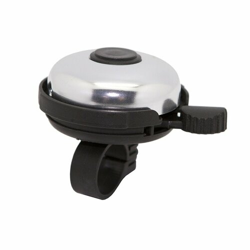 фото Звонок сталь/пластик d45мм (200) черно-серебристый mark19