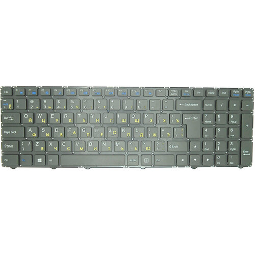 Клавиатура для ноутбука DNS Clevo WA50SFQ WA50SHQ p/n: MP-13Q56SU-4301 6-80-WA500-281-1D клавиатура для ноутбука dns clevo d700 mp 03753su 4305l roverbook voyager v750wh v751l dns 0116103 черная