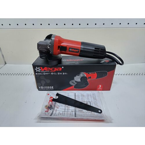 Ушм болгарка Vega VG-1100E 125мм 1100Вт регулировка оборотов 360000₽