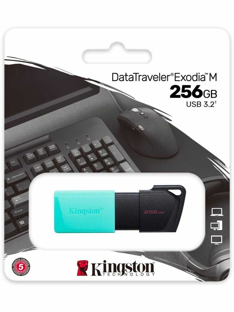 USB Флешка 256 ГБ DataTraveler Exodia M USB 3.0 [DTXM/256GB]