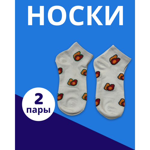 фото Носки , 2 пары, размер 36-41, белый нет бренда
