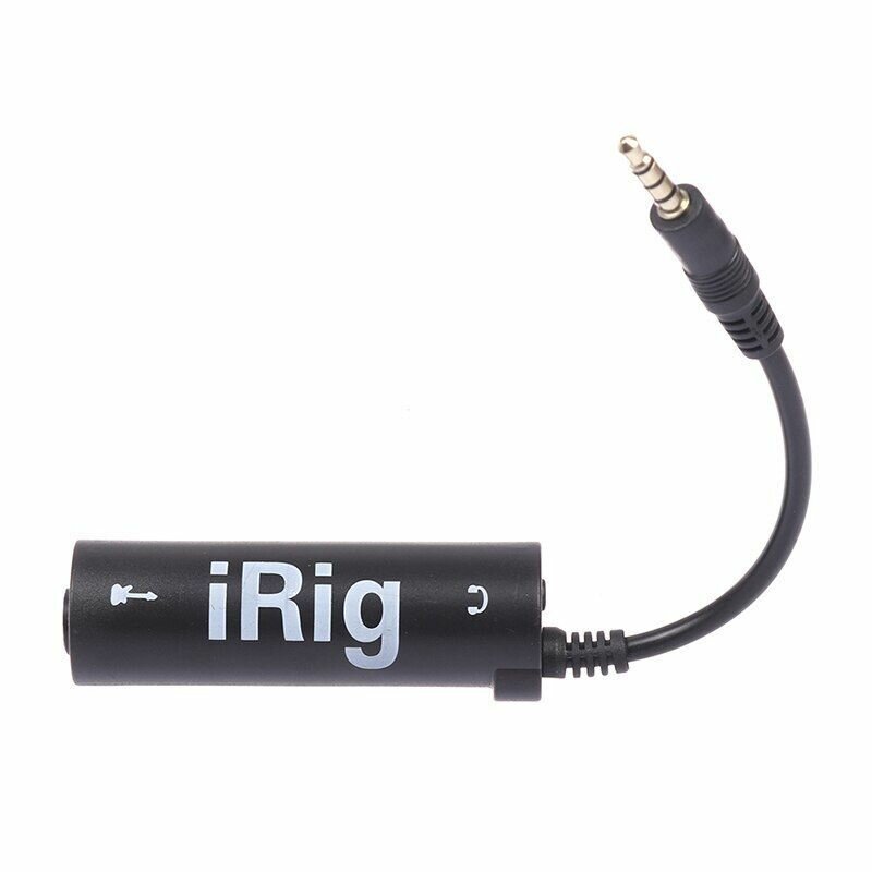 Гитарный интерфейс преобразователь iRig для подключения гитары к телефону, планшету разъем miniJack