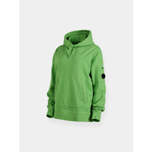 фото Худи c.p. company brushed & emerized lens, размер xl, зеленый
